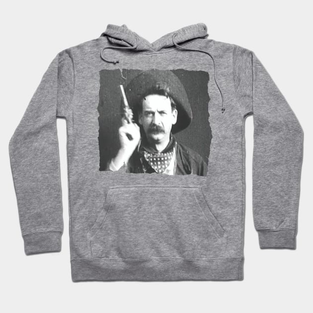 Great Train Robbery (1903) Justus D. Barnes Hoodie by J. Rufus T-Shirtery